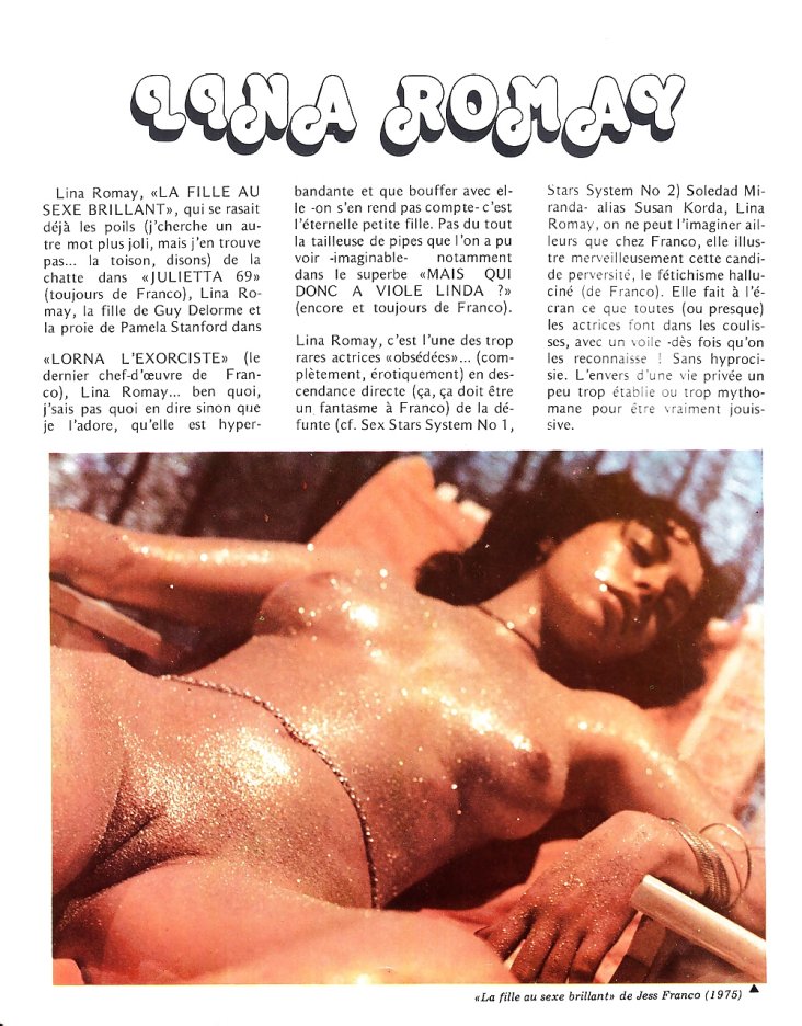 Dyanne Thorne Lina Romay nude Scene голышом