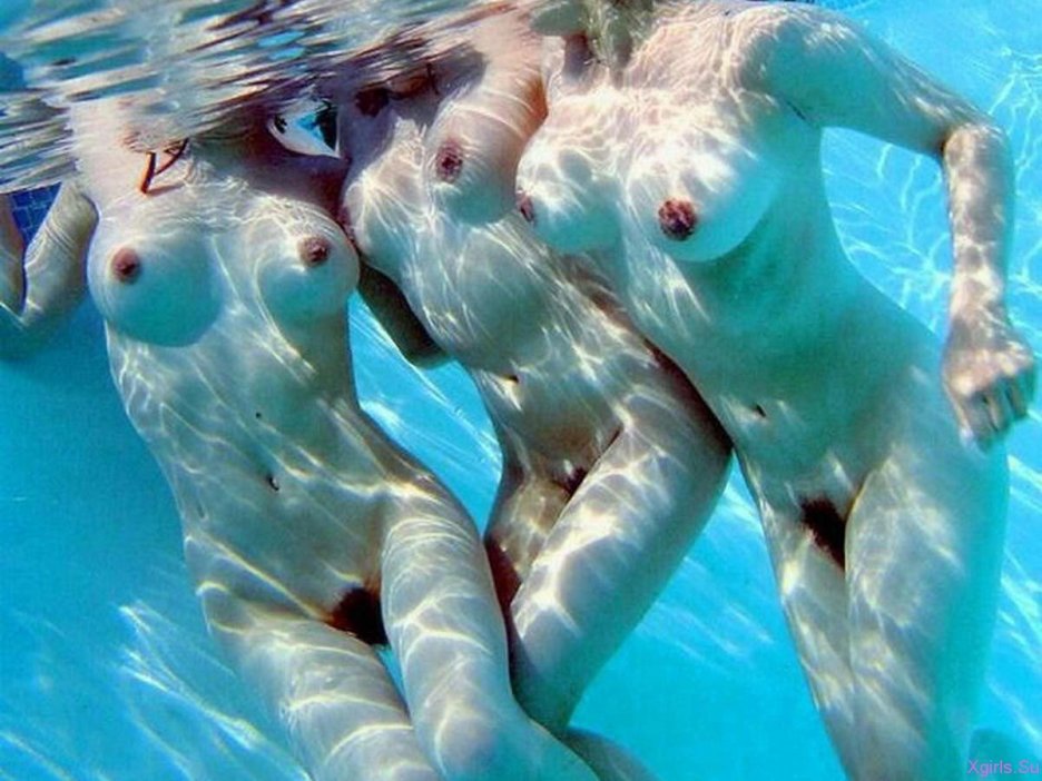 Голые синхронистки в воде