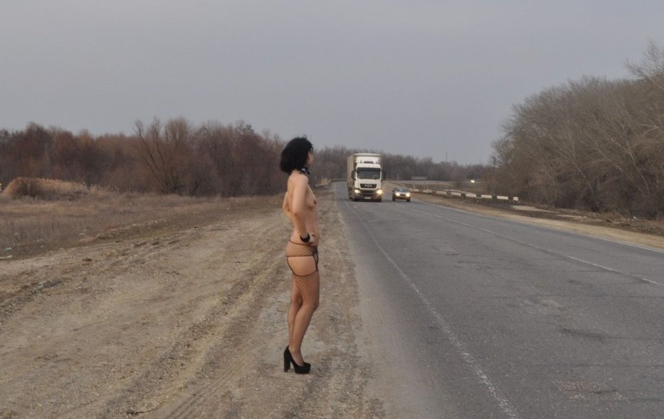 Русские шалавы на трассе