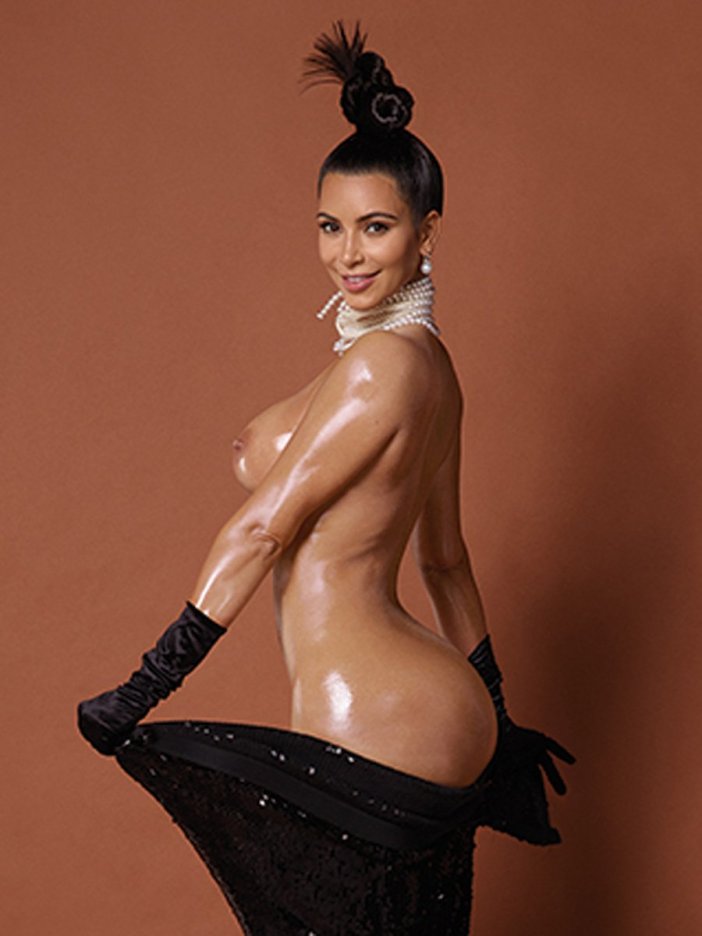 Ким Кардашян (Kim Kardashian) голая