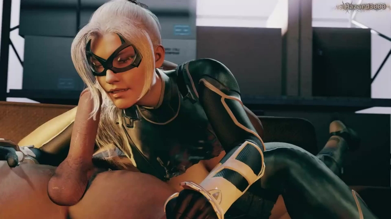 Чёрная кошка Marvel Spider man ps4 xxx
