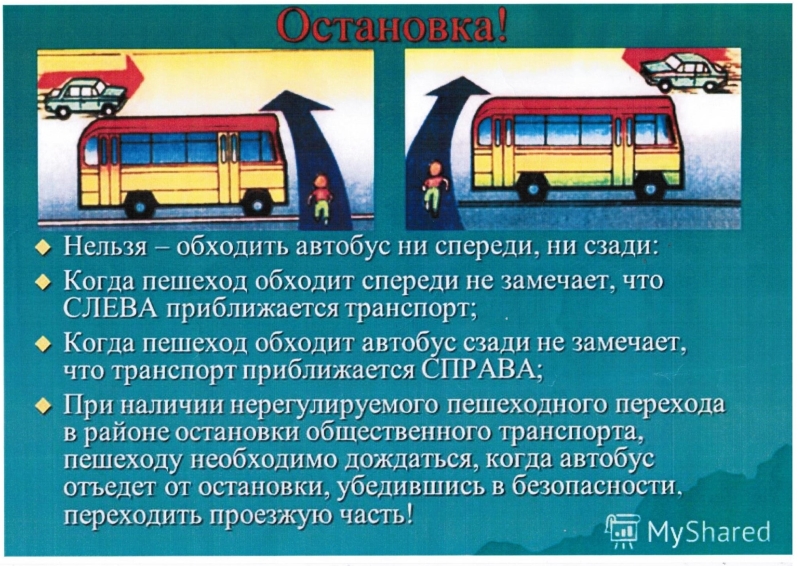 ПДД для пассажиров общественного транспорта